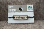 Load image into Gallery viewer, MudLOVE Stamped Bracelet - Refuge
