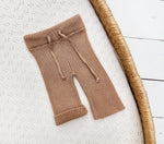 Load image into Gallery viewer, OLIVE &amp; CRADLE - Baby Knit Avery PANTS Cotton Newborn Infant straight Leg: Beige / NB
