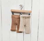 Load image into Gallery viewer, OLIVE &amp; CRADLE - Baby Knit Avery PANTS Cotton Newborn Infant straight Leg: Beige / NB
