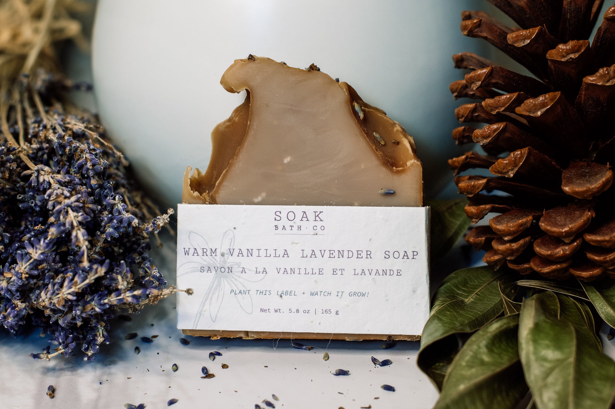 Handcrafted Warm Vanilla Lavender Soap
