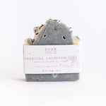 Load image into Gallery viewer, Handcrafted Charcoal Lavender Olive Oil Soap

