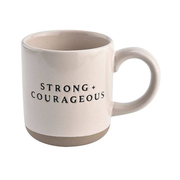 Strong + Courageous Coffee Mug – The Refuge Collective