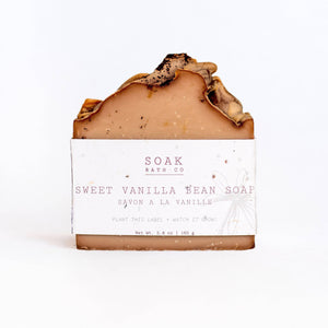 Handcrafted Sweet Vanilla Bean Soap