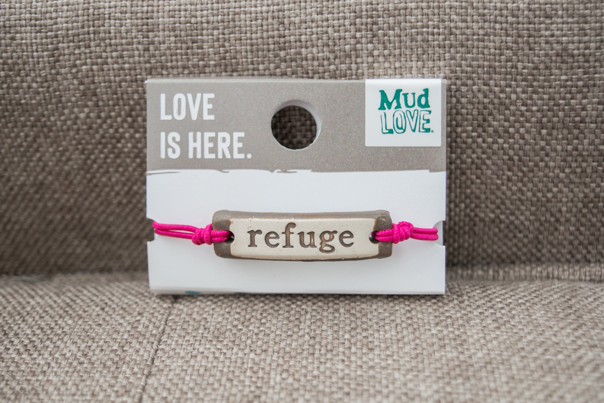 MudLOVE Stamped Bracelet - Refuge