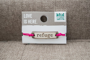 MudLOVE Stamped Bracelet - Refuge