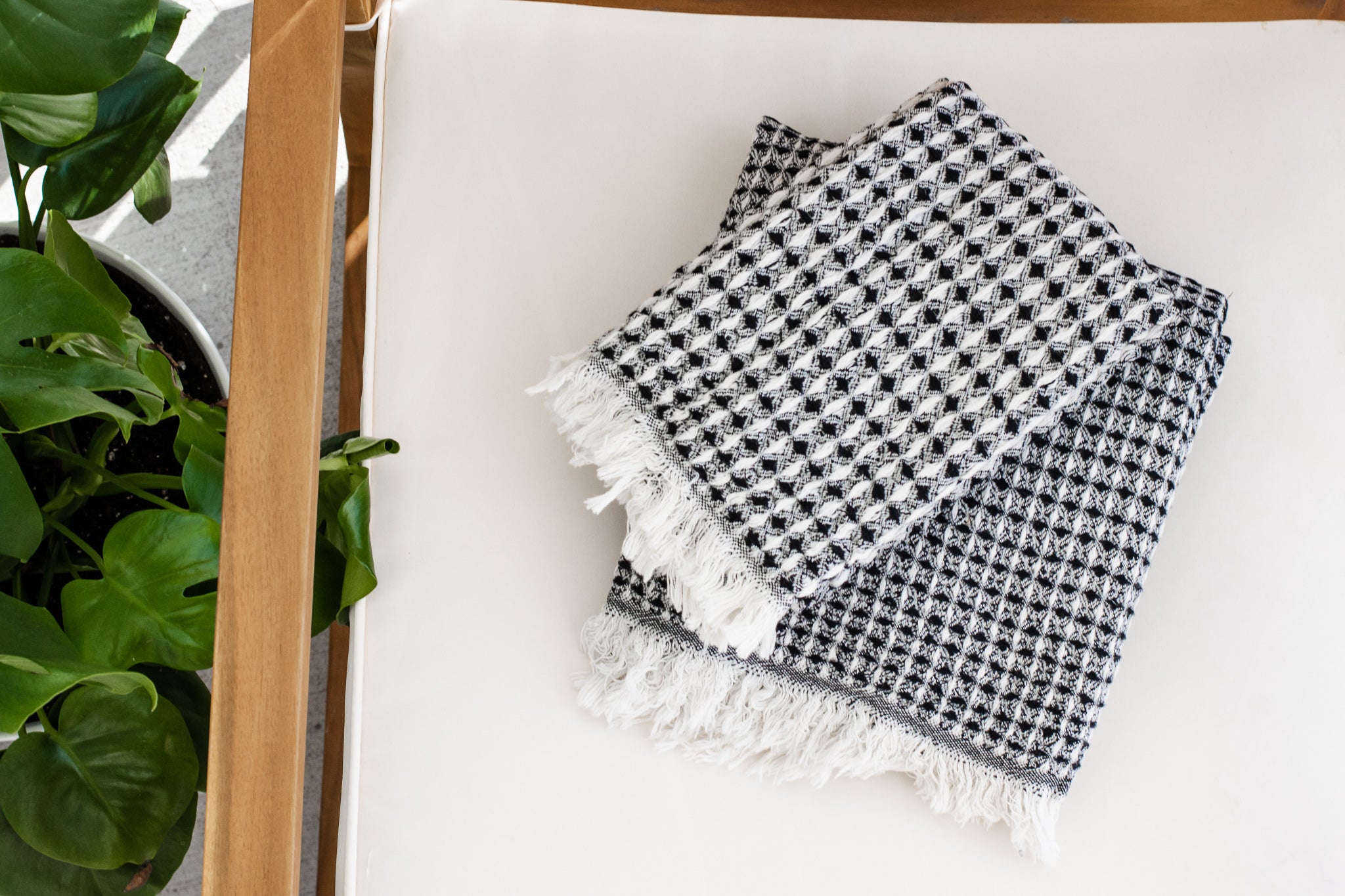 Isla Waffle Weave Cotton Turkish Hand and Kitchen Towel
