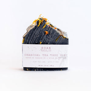 Handcrafted Charcoal Tea Tree Olive Oil Soap